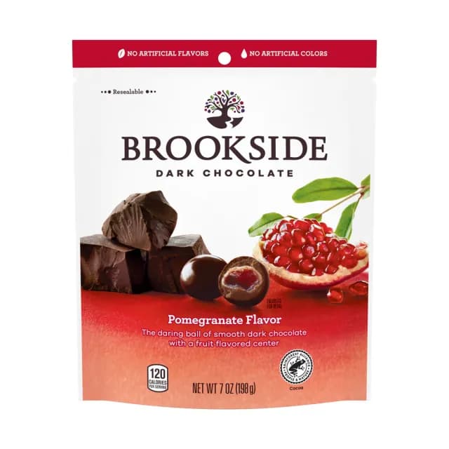 【Hersheys 好時】Brookside紅石榴夾餡黑巧克力198g(巧克力)