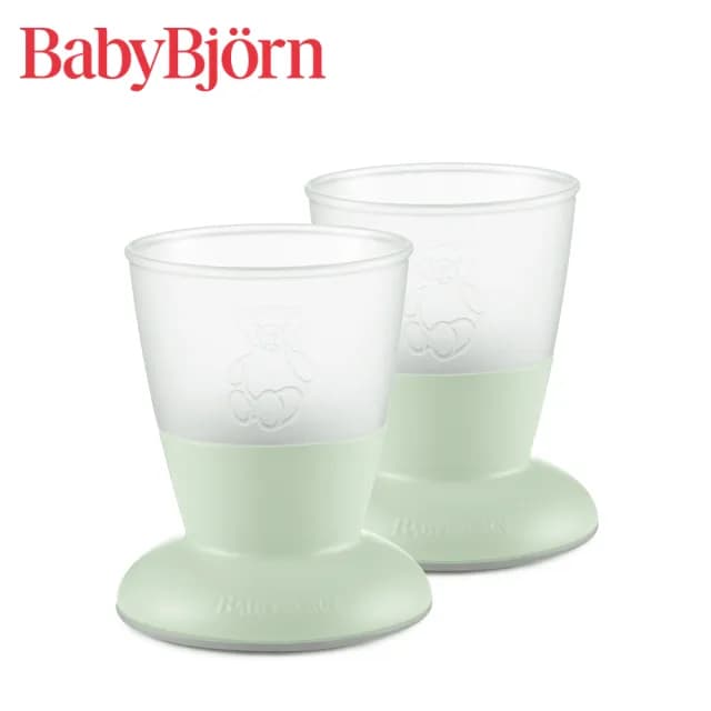 【BABYBJORN 奇哥】防滑杯子2入組/兒童餐具/學習餐具(4色選擇)