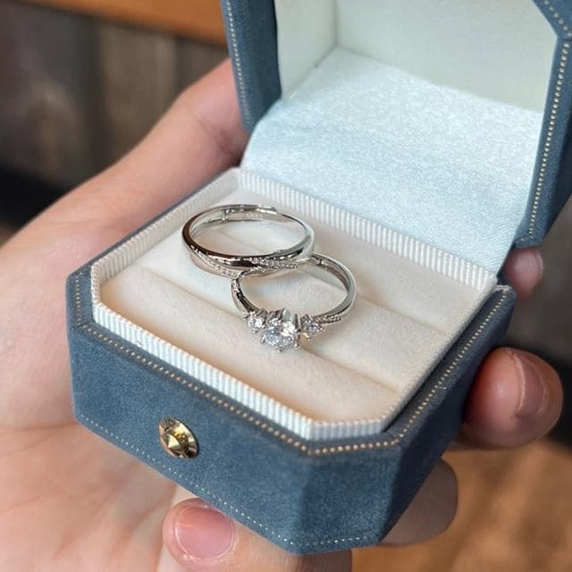 【KT DADA】母親節禮物 情侶對戒 結婚戒指 戒指 純銀戒指 鑽石戒指 求婚戒指 對戒 指環 紀念禮物 情侶戒指