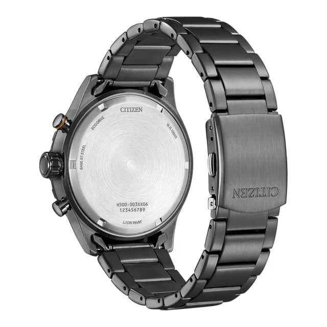 【CITIZEN 星辰】Chronograph系列 三眼計時光動能腕錶 七夕 情人節 送禮 推薦(AT2527-80X)
