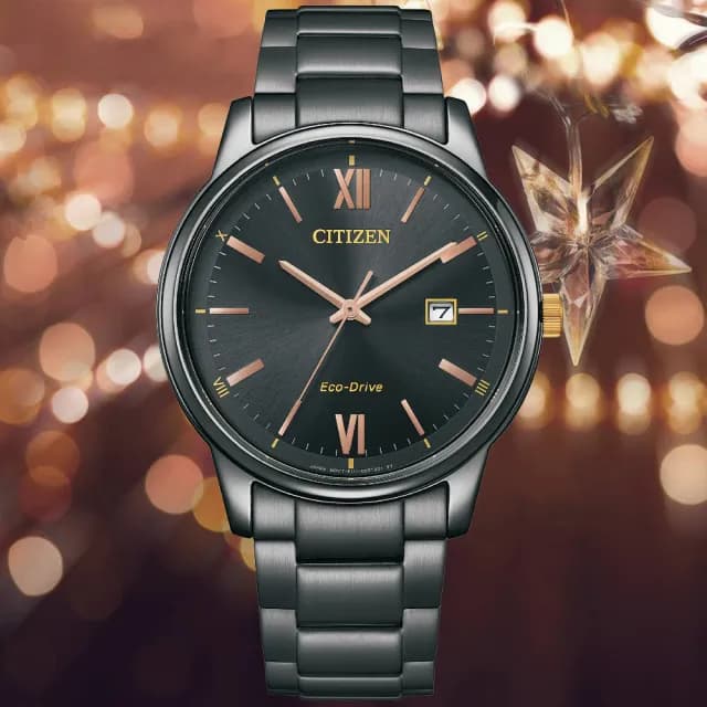 【CITIZEN 星辰】PAIR系列 簡約時尚光動能腕錶 七夕 情人節 送禮 推薦(BM6976-72E)