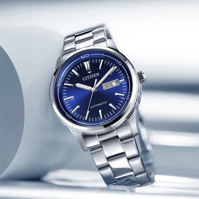 【CITIZEN 星辰】限量 Mechanical系列 Day-Date 日曆機械腕錶 七夕 情人節 送禮 推薦(NH8400-87L)