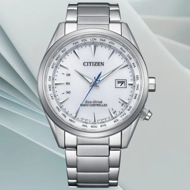 【CITIZEN 星辰】GENTS系列 電波對時 光動能腕錶 七夕 情人節 送禮 推薦(CB0270-87A)