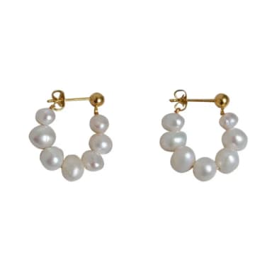 【海藍樂木珠寶 La Morongo Jewelry】S925銀淡水珍珠復古耳環(S925銀 耳環 氣質 復古)