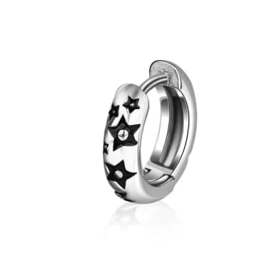 【海藍樂木珠寶 La Morongo Jewelry】韓版簡約金屬風五角星耳環(韓版 簡約耳環)