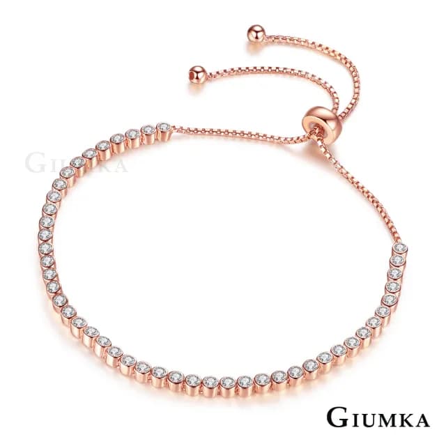 【GIUMKA】純銀手鍊．簡約時尚．滑扣手鏈．情人節禮物(MHS06078)