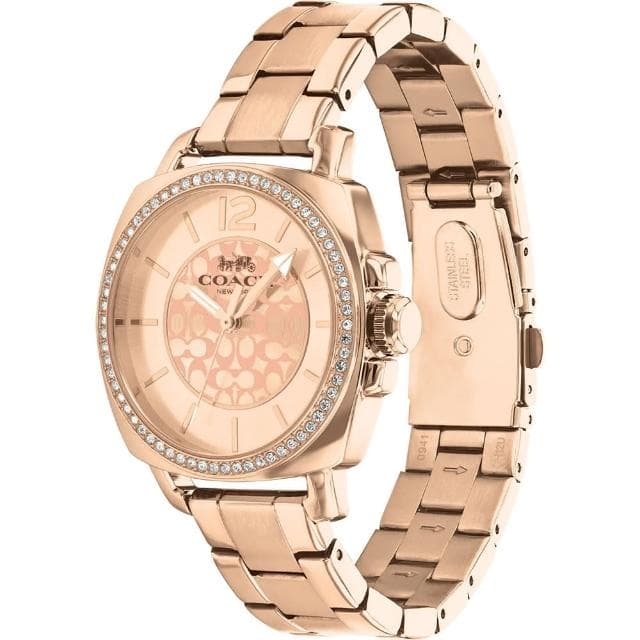 【COACH】送禮推薦 方圓C字水晶女錶-34mm 母親節 送禮 禮物(CO14503142)