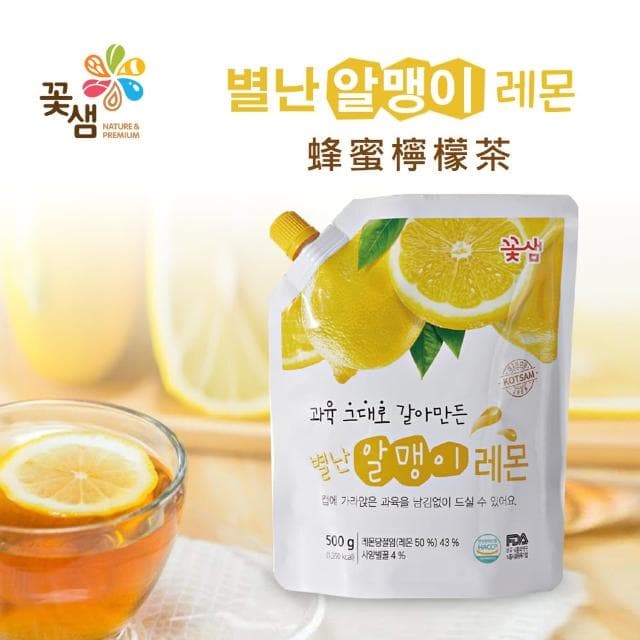 【韓味不二】韓國花泉袋裝蜂蜜果醬茶4入禮盒 含運價(送禮推薦/年節禮盒/春節禮盒)