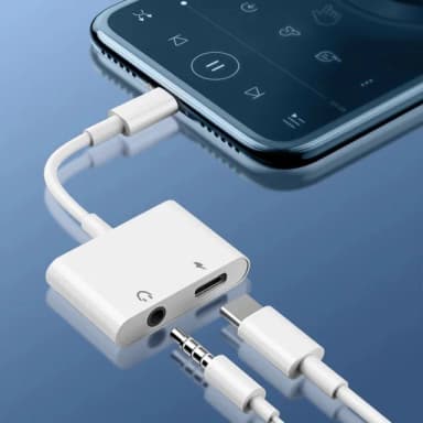 【YOLU】二合一 Type-C音頻轉接器 3.5mm手機耳機轉接線 AUX轉接頭 轉換器(母親節禮物)