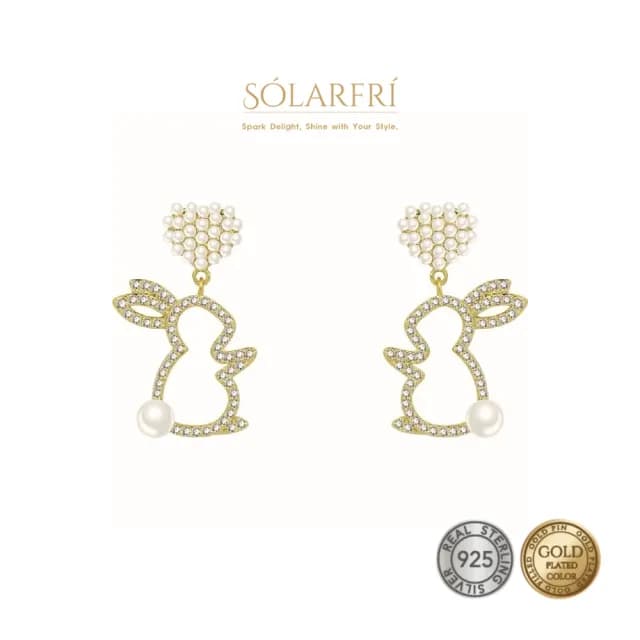 【SOLARFRi】銀針耳環｜閃耀輕奢小眾款親膚低敏 附品牌禮盒包裝(閨蜜情人女友母親老婆禮物)