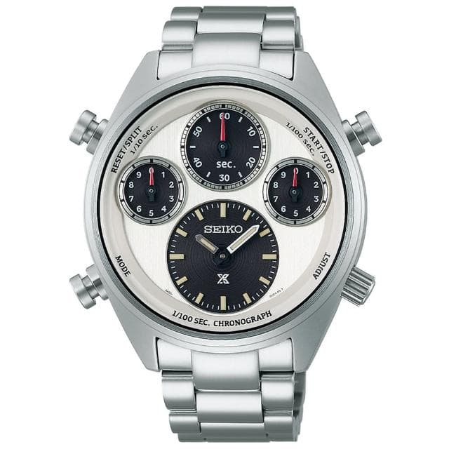 【SEIKO 精工】PROSPEX 製錶110週年 限量 太陽能計時腕錶 母親節 禮物 推薦(SFJ009P1/8A50-00D0S)