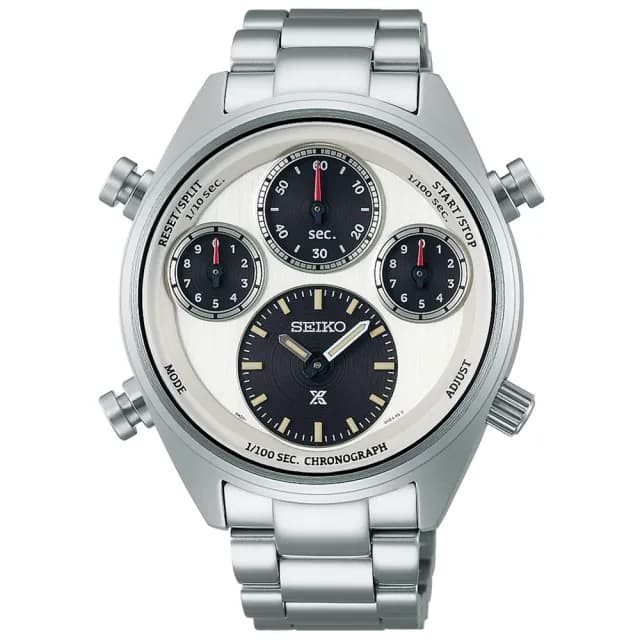 【SEIKO 精工】PROSPEX 製錶110週年 限量 太陽能計時腕錶 父親節 禮物  送禮 推薦(SFJ009P1/8A50-00D0S)