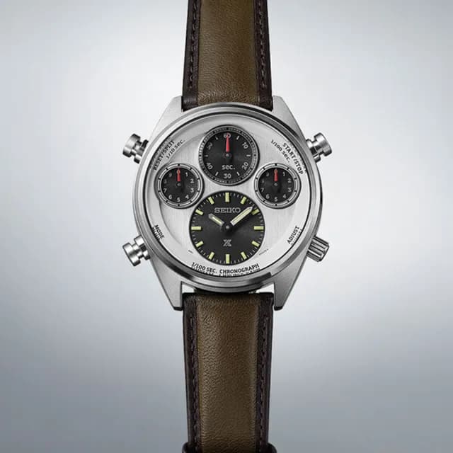【SEIKO 精工】PROSPEX 製錶110週年 限量 太陽能計時腕錶 父親節 禮物  送禮 推薦(SFJ009P1/8A50-00D0S)