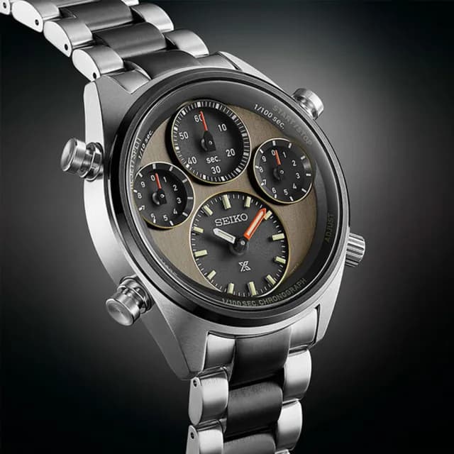 【SEIKO 精工】SPEEDTIMER 40週年 太陽能計時腕錶 父親節 禮物  送禮 推薦(SFJ005P1/8A50-00C0N)
