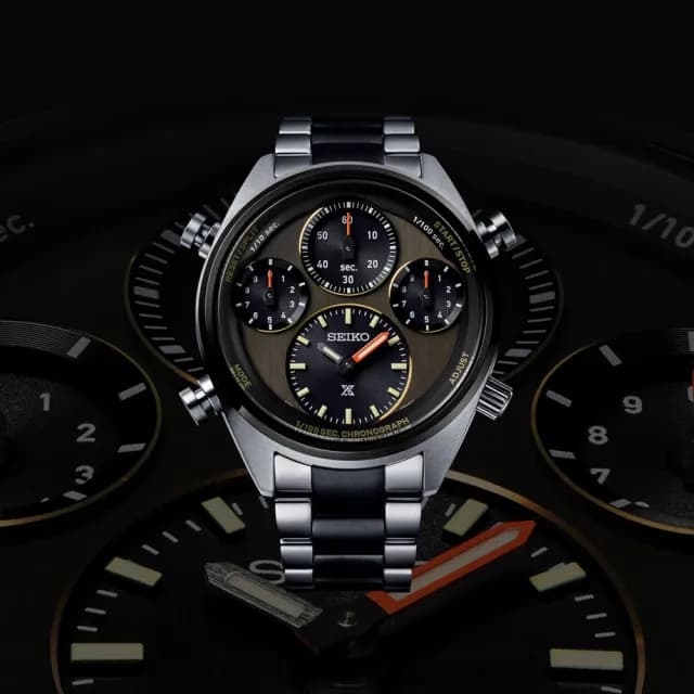 【SEIKO 精工】SPEEDTIMER 40週年 太陽能計時腕錶 父親節 禮物  送禮 推薦(SFJ005P1/8A50-00C0N)