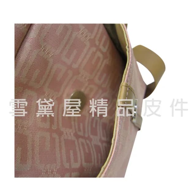 【SNOW.bagshop】情人節禮物 真皮 斜側包中容量復古設計(真皮包包 進口防水緹花布+牛皮革材質隨身物品外出