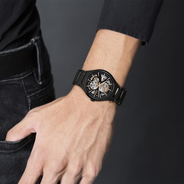 【Rado 雷達表 官方授權】True真我系列鏤空機械錶-40mm R03禮物 送禮 推薦(R27100162)