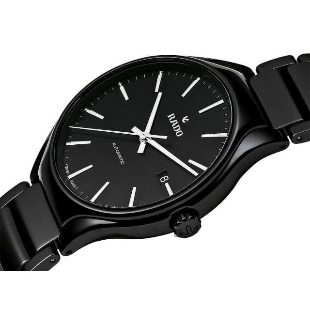 【Rado 雷達表 官方授權】True 真我系列 高科技陶瓷自動機械錶-40mm R03推薦 送禮 禮物 推薦(R27056152)