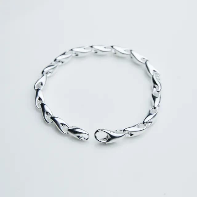 【Georg Jensen 喬治傑生】REFLECT 652A 純銀鏈節手鍊