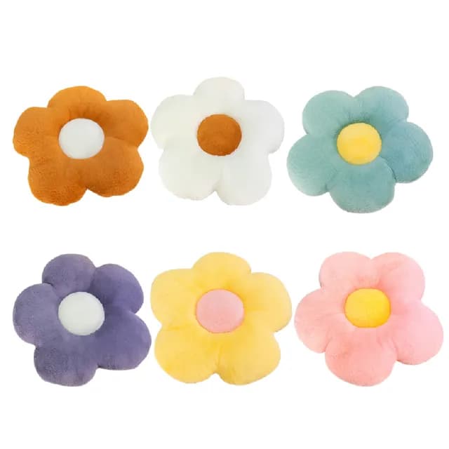 【聖誕交換禮物】多色花朵坐墊抱枕50cm