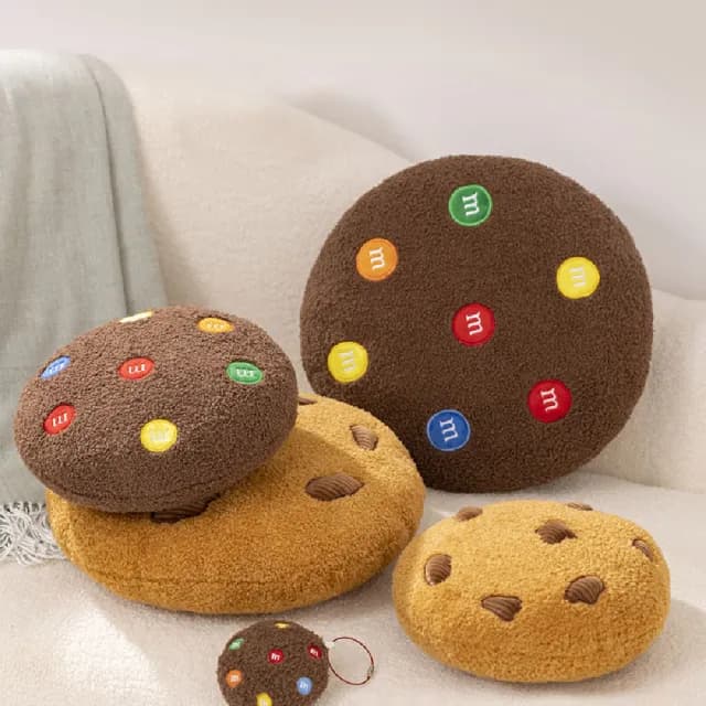 【聖誕交換禮物】曲奇餅乾坐墊抱枕36cm