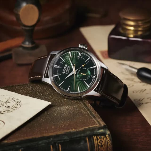 【SEIKO 精工】PRESAGE 調酒系列 動力儲存顯示 機械腕錶 畢業禮物 送禮 推薦(SSA459J1/4R57-00E0U)