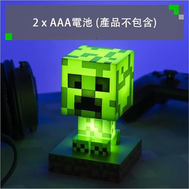 【Paladone UK】Minecraft麥塊 苦力怕造型燈 小夜燈 ICON系列(麥塊 造型夜燈 送禮 生日禮物)