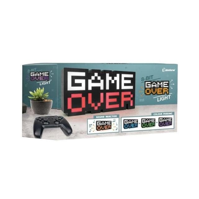 【Paladone UK】Game Over 遊戲完結造型燈飾小夜燈(造型夜燈 送禮 生日禮物)