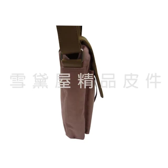 【SNOW.bagshop】情人節禮物 真皮 斜側包中容量復古設計(真皮包包 進口防水緹花布+牛皮革材質隨身物品外出
