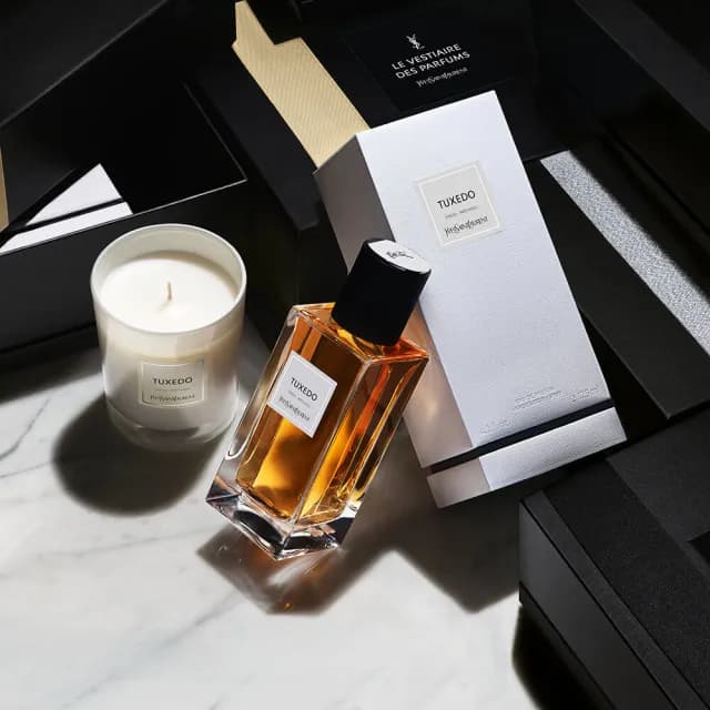 【YSL】官方直營 時尚訂製香氛蠟燭_連身褲裝165g