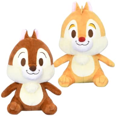 【TDL】迪士尼Q版奇奇蒂蒂絨毛娃娃玩偶坐姿款30公分 9888586(生日禮物 聖誕節)