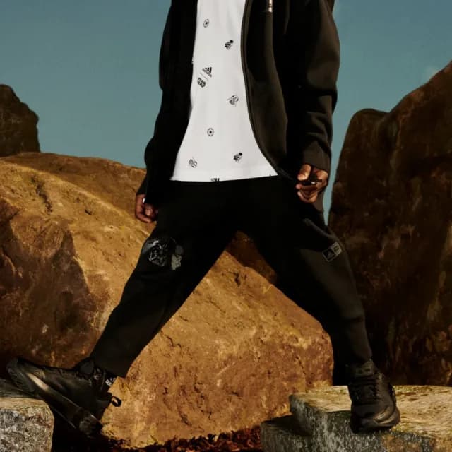 【adidas 愛迪達】星球大戰 X Z.N.E. 運動長褲 童裝 IN7288