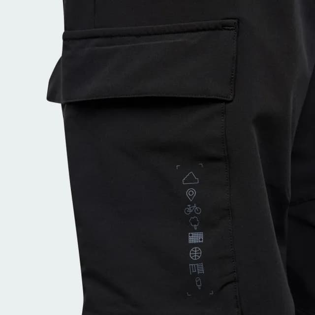 【adidas 愛迪達】CITY ESCAPE 運動長褲 吸濕排汗 童裝 IN2837