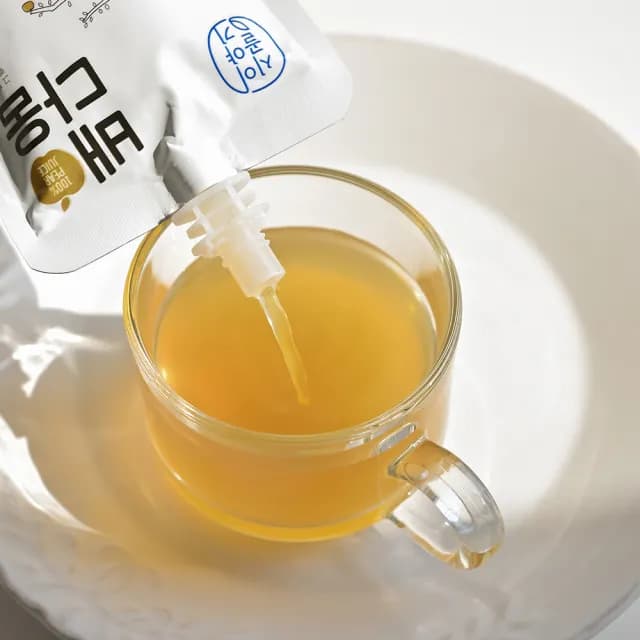 【韓味不二】韓國原裝 100%水梨汁100ml*10入禮盒X1盒(送禮推薦/節日禮盒/春節禮盒/節慶送禮/中秋送禮)