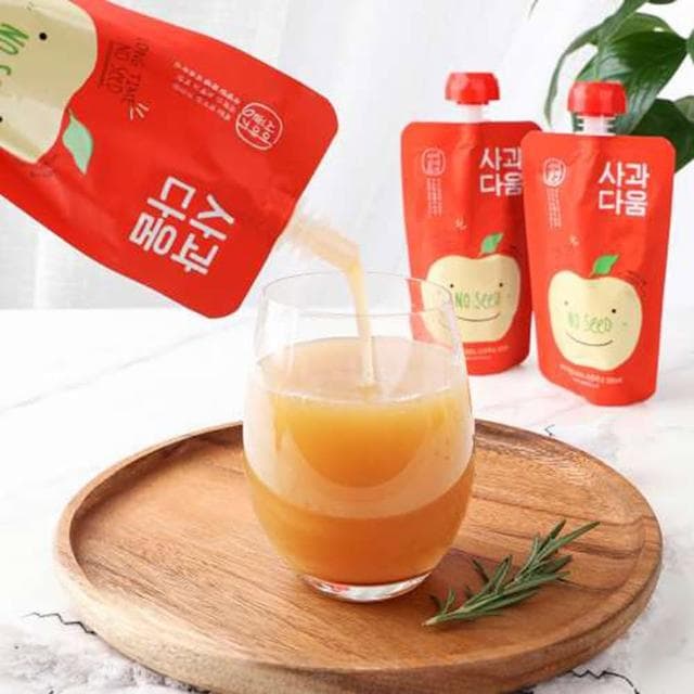 【韓味不二】韓國原裝 100%蘋果汁120ml*20入禮盒X1盒(送禮推薦/節日禮盒/春節禮盒)