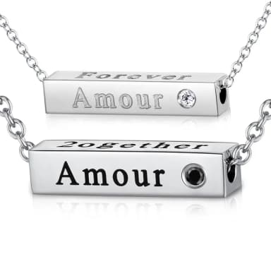 【GIUMKA】快速．項鍊．Amour．情侶對鍊(情人節禮物)