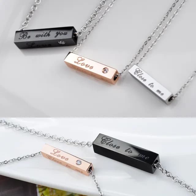 【GIUMKA】快速．情人項鍊． Love．對鍊(情人節禮物)