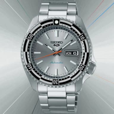 【SEIKO 精工】5 Sports 55週年 SKX現代詮釋版 機械腕錶 母親節 禮物 推薦(SRPK09K1/4R36-15E0N)