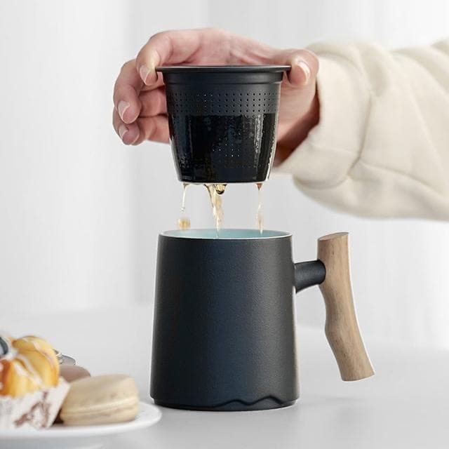 【Life shop】倉木茶水分離杯(泡茶組 旅行泡茶 茶具 茶器套裝組)