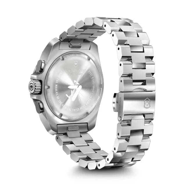 【VICTORINOX 瑞士維氏】I.N.O.X. Chrono 幾何設計 經典計時腕錶 七夕 情人節 送禮 推薦(VISA-241985)