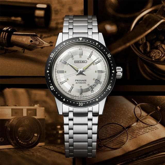 【SEIKO 精工】Presage Style60’s系列 60週年紀念限量機械錶 母親節 禮物 送禮(SRPK61J1/4R35-05Z0S)