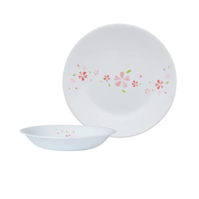 【CorelleBrands 康寧餐具】櫻之舞2件式深盤組(B02)