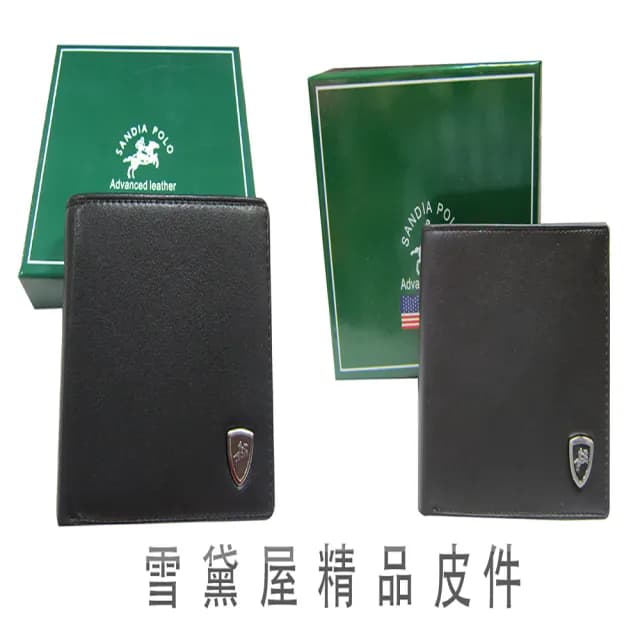 【SNOW.bagshop】情人節禮物 真皮包包  短夾專櫃男仕短夾100%進口軟牛皮標準尺寸固定型證件夾附品牌禮盒