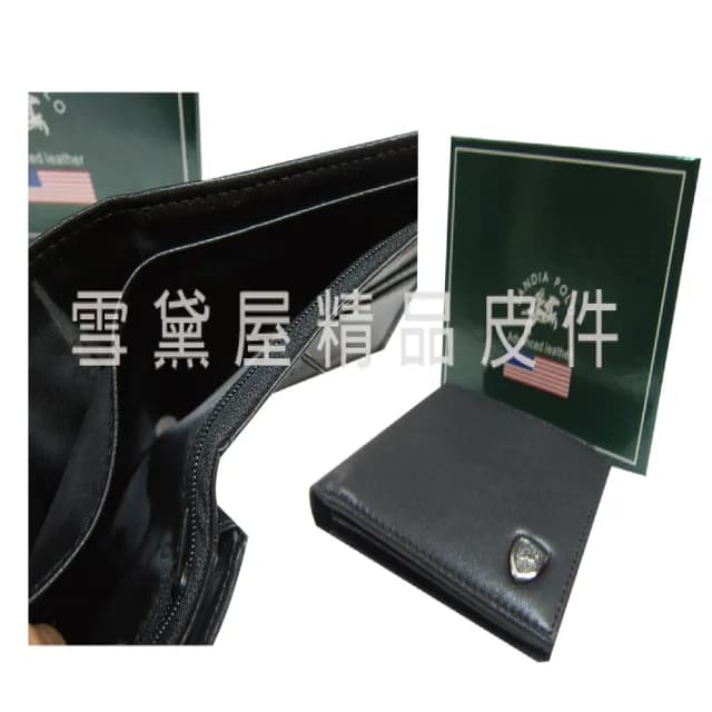 【SNOW.bagshop】情人節禮物 真皮包包  短夾專櫃男仕短夾100%進口軟牛皮標準尺寸固定型證件夾附品牌禮盒