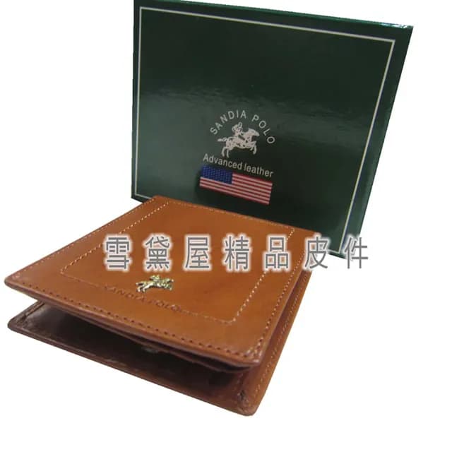 【SNOW.bagshop】父親節禮物 短夾專櫃男仕短型皮夾100%進口原皮革標準尺寸固定證夾附品牌禮盒