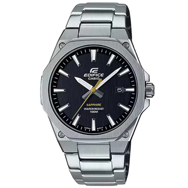 【CASIO 卡西歐】EDIFICE 輕薄設計 八角錶圈 運動腕錶 父親節 禮物  送禮 推薦(EFR-S108D-1AV)