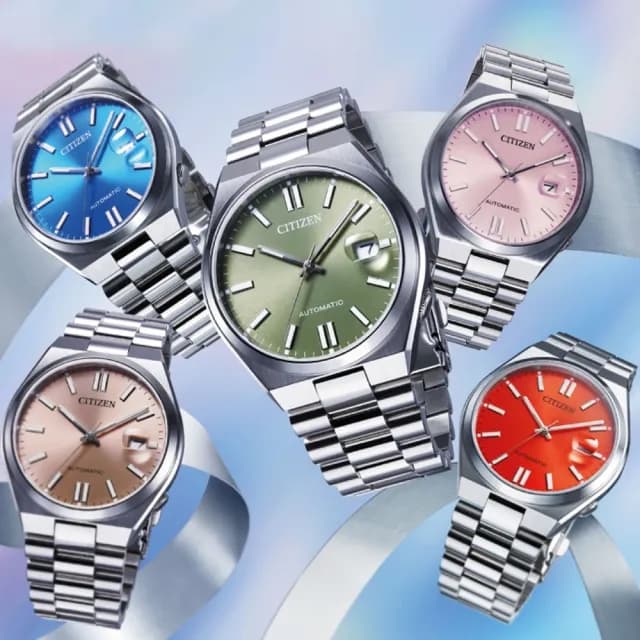 【CITIZEN 星辰】Mechanical x PANTONE限定 色彩密語 機械錶 父親節 送禮 推薦(NJ0158-89X)