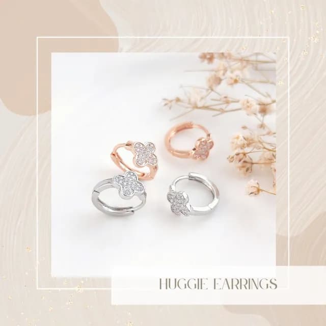 【GIUMKA】小花耳環．易扣式｜春意盎然(情人節禮物)