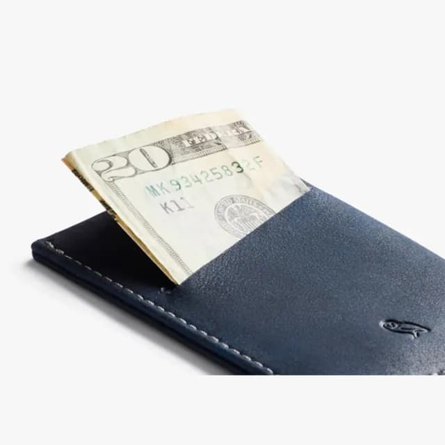 【Bellroy】超薄皮夾 卡夾 優質皮革 禮物 送禮 推薦(深海藍)