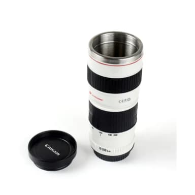 【May Shop】不鏽鋼保溫KUSO搞怪鏡頭杯 附杯蓋(KUSO創意聖誕交換禮物)